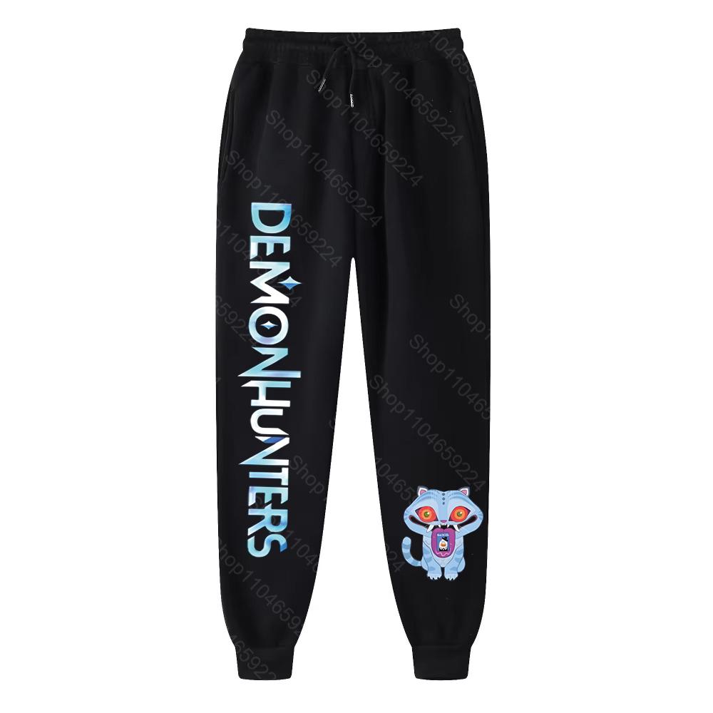 Kpop Demon Hunter Tiger Pants Harajuku Streetwear Men Women Jogging Sweatpants Print Running Trousers Sport Oversized