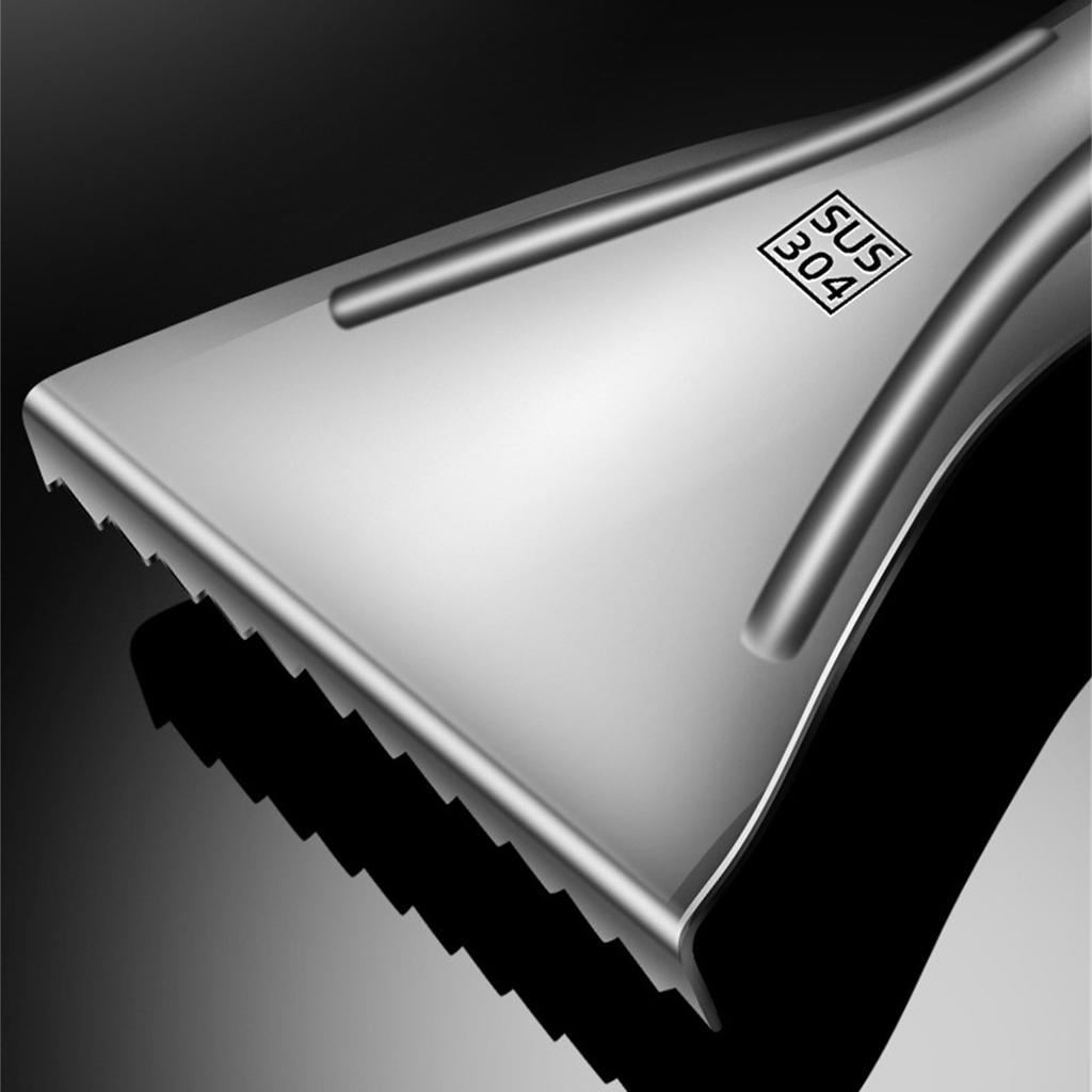 304 Stainless Steels Fish Descaler with Comfortable Grip for Quick and Safe Scale Removal Seafood Descaling Tool