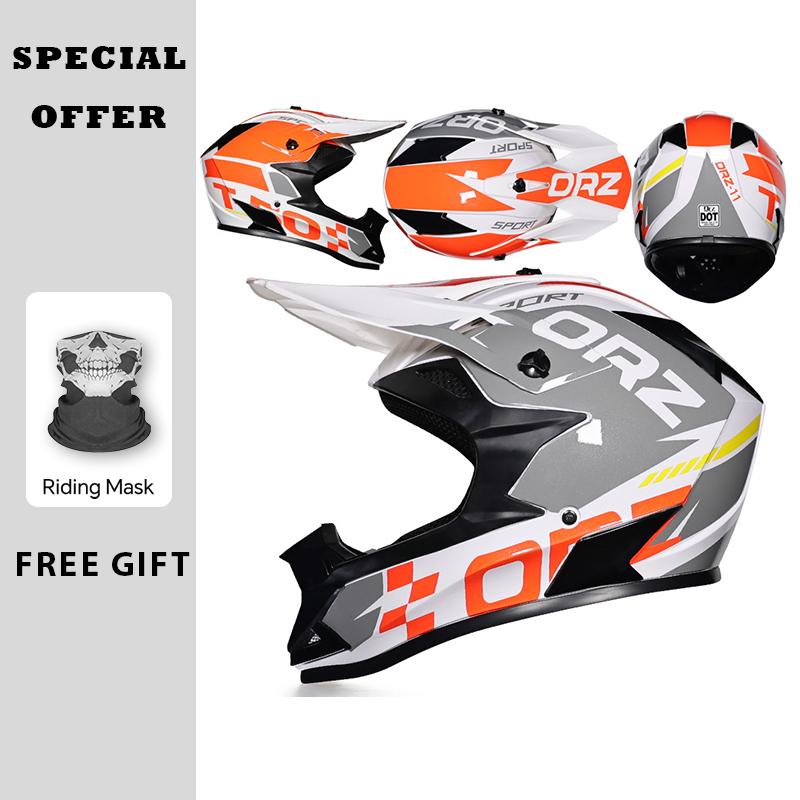 Motorcycle Downhill Helmet Motorbike Classic Bicycle MTB Racing Helmet Motocross Full Face Off-road Mountain Dirt Bike Helmet
