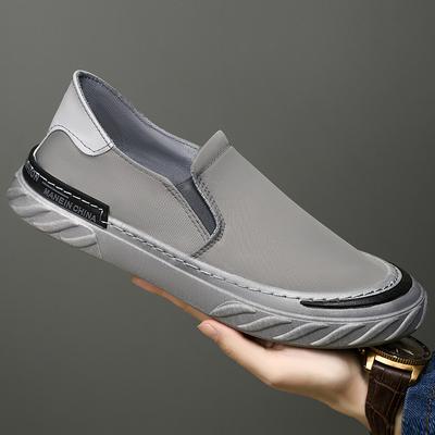New Men's Board Shoes Slip-on Lofter Men's Shoes Canvas Casual Shoes Men's Fashionable Shoes Breathable Comfortable Men's Casual Shoes