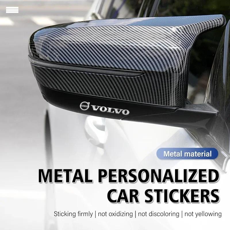 3D Metal Car Interior Dekoration Stickers Badges Auto Styling Decals For Volvo XC90 V90 V60 XC60 V40 S80 S60 S90 C40 XC40 V70