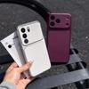 Electroplated Bumper Leather Case for Vivo V29 Pro Full Big Window Camera Protector Cover