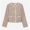 Lace Detail Tweed Jacket T262mjk137w