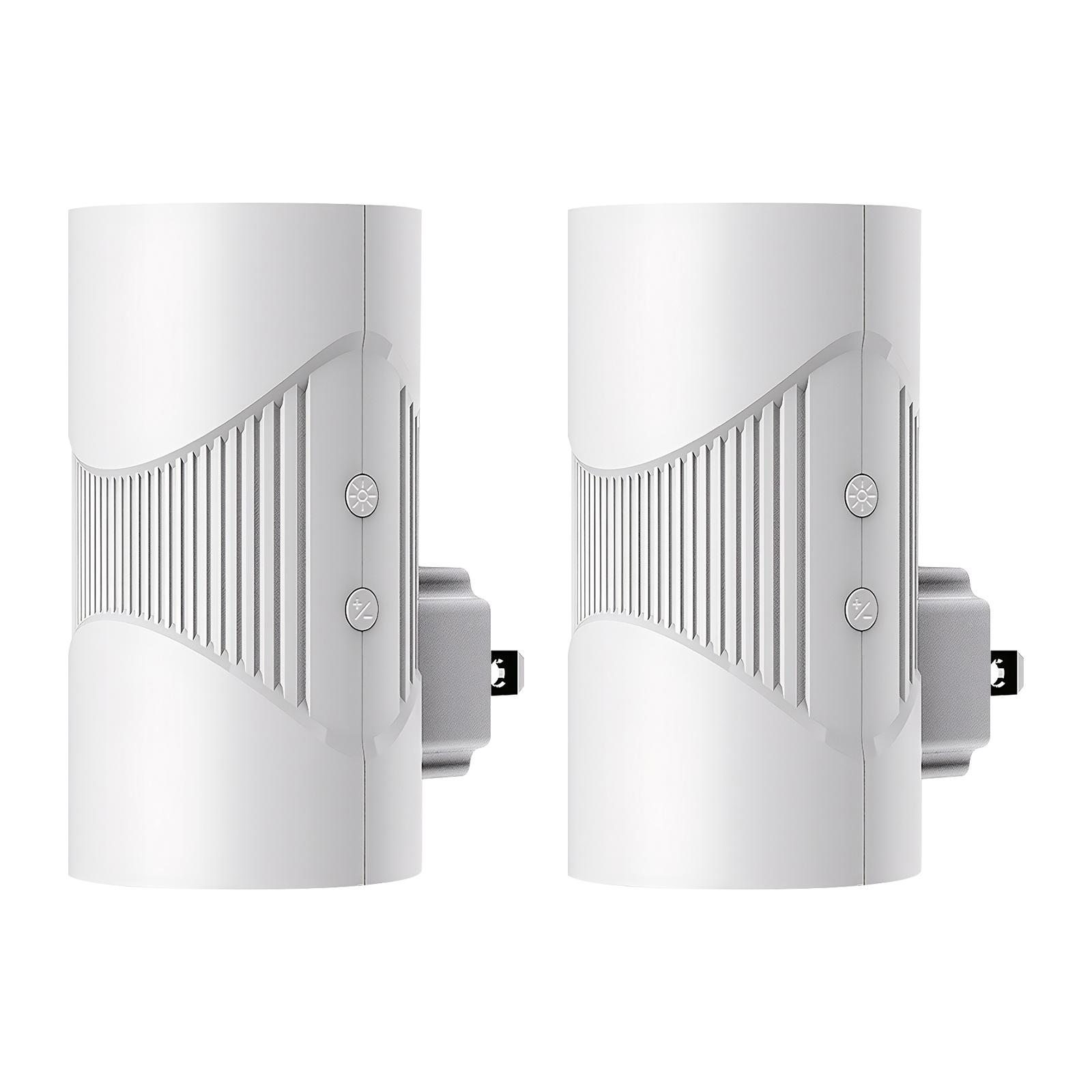 

2pcs Plug-in Night Light with 1-150lm LED Night Lights Dimmable Nightlights for Hallway Bedroom Stairway Bathroom Elderly