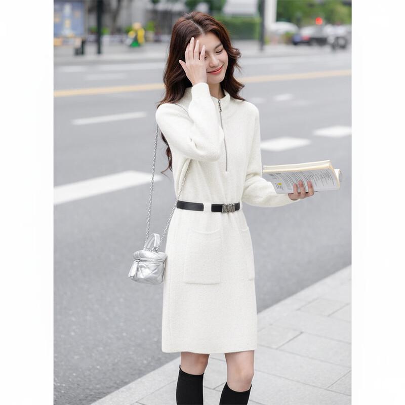 

Mocana Winter Chic Long Sleeve Knitted Mini Dress One Size