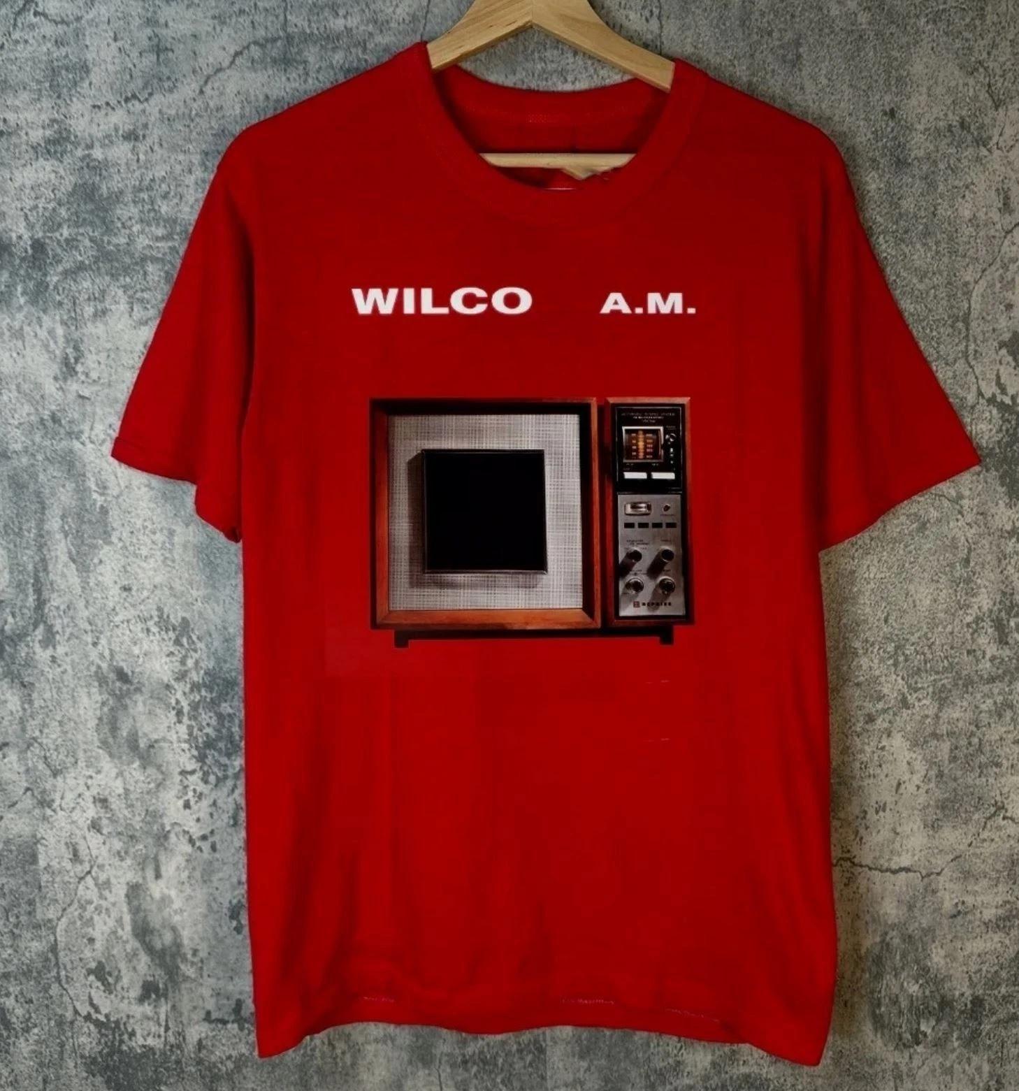 Wilco Band A.M Album Red Unisex Cotton T Shirt FULL SIZE S-5XL L