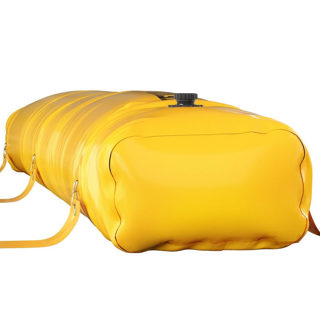 Flood Barrier, 12 Ft Length X 12 In Height Sandbag Alternative, Water Barrier for Flooding with Great Waterproof Effect, Reusable PVC Water Diversion