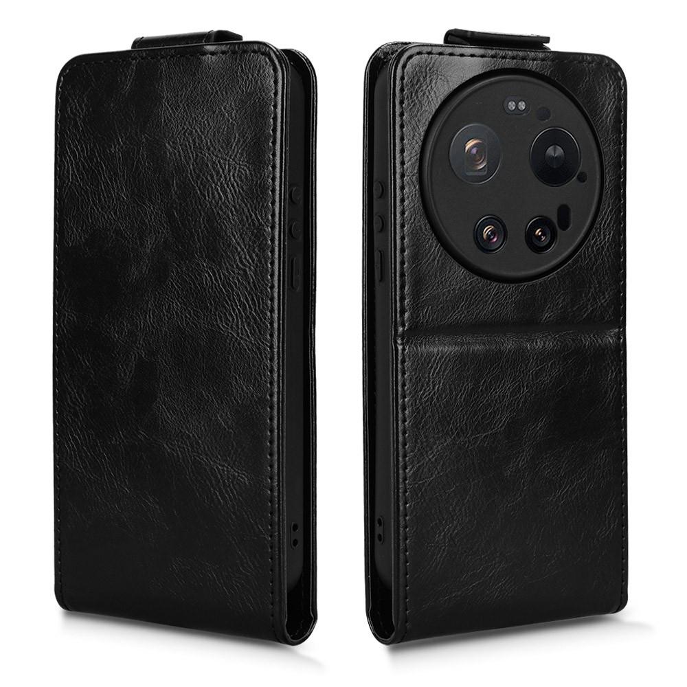 Für Xiaomi 17 Ultra 5G Hülle mit Ständer Magnetischer Verschluss Vertikales Flip Leder Handyhülle mit Kartenhalter