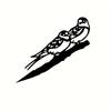 Metal Swallows Bird Silhouette Rustic Outdoor Home & Garden Decor "Birds of a Feather" Design Perfect Housewarming Gift