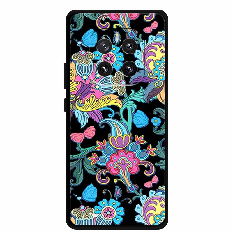 For Honor GT Pro 5G Phone Case Lovely Cartoon Cat Black Silicone Soft Back Cover For Honor GT Pro Case G T Pro Coque 6.78" Shell