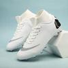 Foreign trade large size football shoes new high-top TF sneakers male and female students long nails AG flat bottom student training shoes