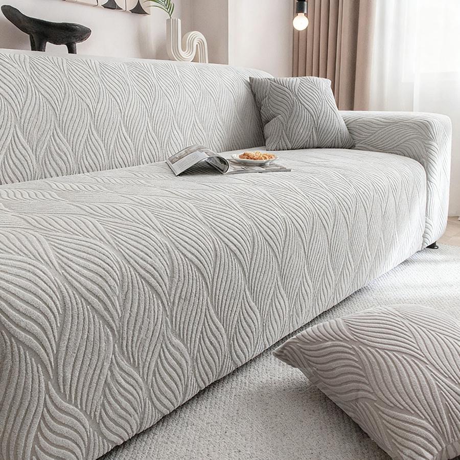 2pcs Jacquard Elastic Sofa Cover Thicken Dust Cover Sofa Pad Four Seasons Universal Couch Protector Covers