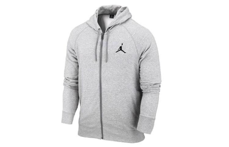 Куртки Jordan Мужские Серые С капюшоном Умеренные Другое 845861-063 S