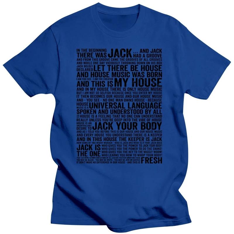 T-shirt Unisexe Au Commencement Il Y Avait Jack Deep Funky Tech Electro House DJ Harajuku Hauts Mode Classique Unique t-Shirt Unisexega