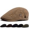 Men Beret Fashion Rabbit Embroidery Flat Caps Spring Summer Visor For Male Fashion Vintage Newsboy Cap Casual Berets Adjustable
