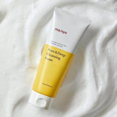 Manyo Factory Pure Deep REINIGUNGSSchaum 100 ml, Feuchtigkeitsspendend, Tiefenreinigung, Koreanische Kosmetik, Kbeauty, Probe
