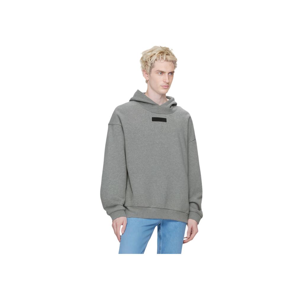 Fear of God Essentials Pullover Hoodie Dark Heather Oatmeal Men Tops Grey 192SP242053F