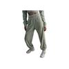 Logo Drawstring Cuffed Casual Pants Women Pants Olive-Green FZ3683-370