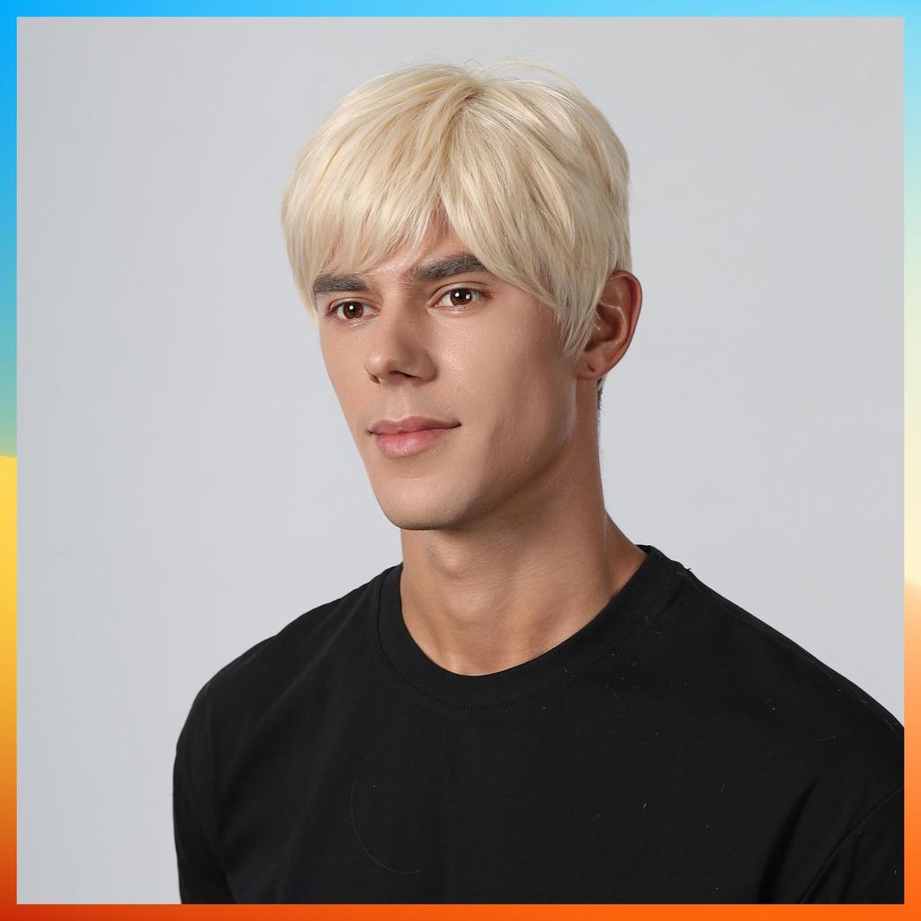 5 Farben Europäische Mode Perücke Hochwertige Kurze Perücke Für Männer