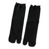 Ruffle Trim Frilly Crew Socks Flip Flop Socks Tabis Split Toe Socks Cotton Booties Socks Casual Ankle High Socks Hosiery