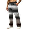 Men's Wide Leg Jogger Pants with Pockets - Printed Casual Athletic Sweatpants for Daily Wear