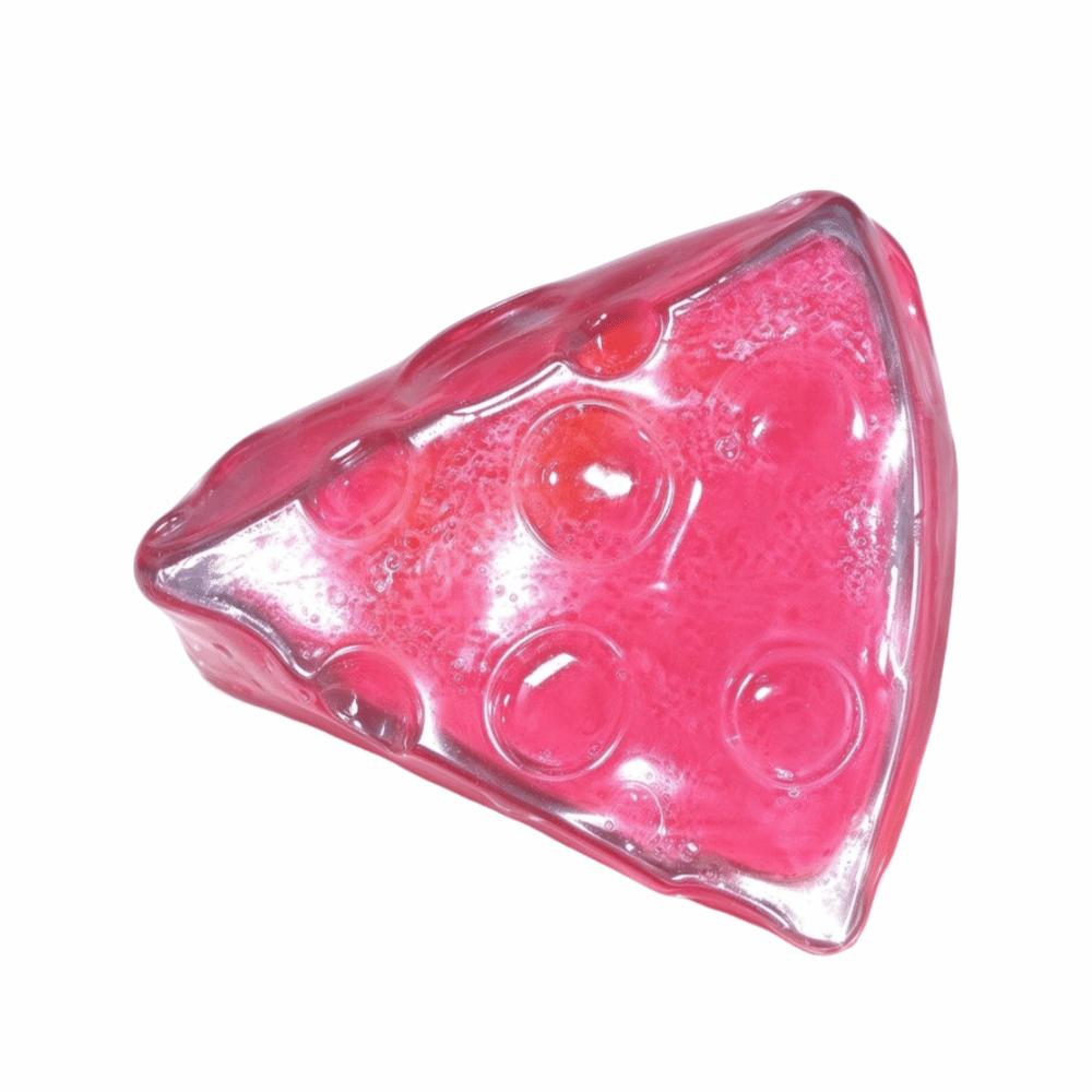 Super Soft Cheese Squishy Toy Transparent Fidgets Toys Funny Cheese Squeeze Toy Kids Gifts