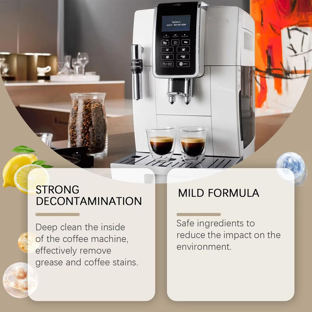 Coffee Maker Cleaner Coffee Machine Scales Cleaner Tea Maker Stains Remover Water Cup Descaler Effective Descaling Agent