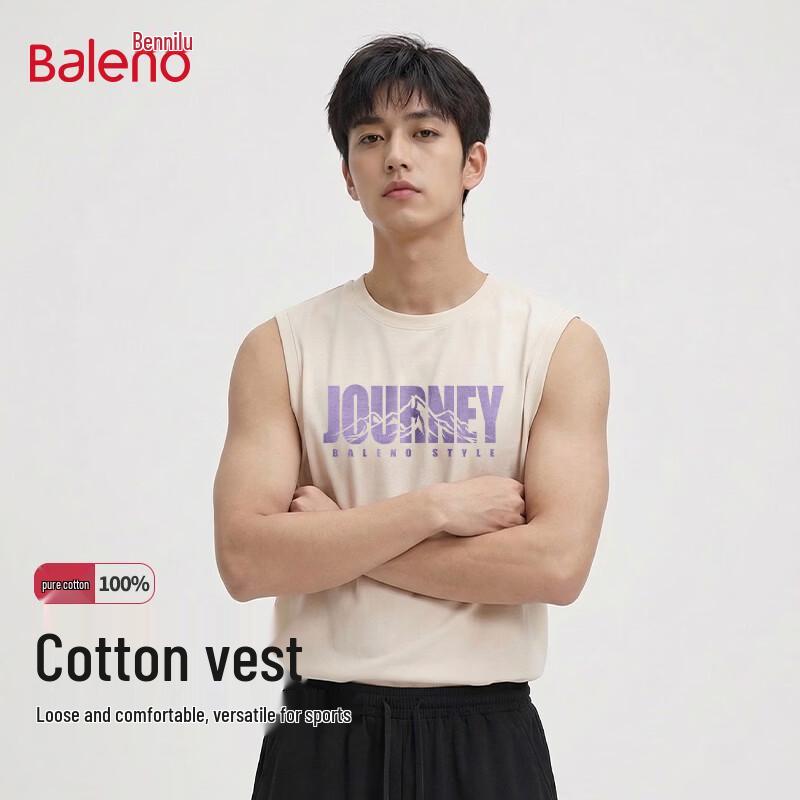 Baleno Men s American Trend Cotton Sleeveless Vest 3XL