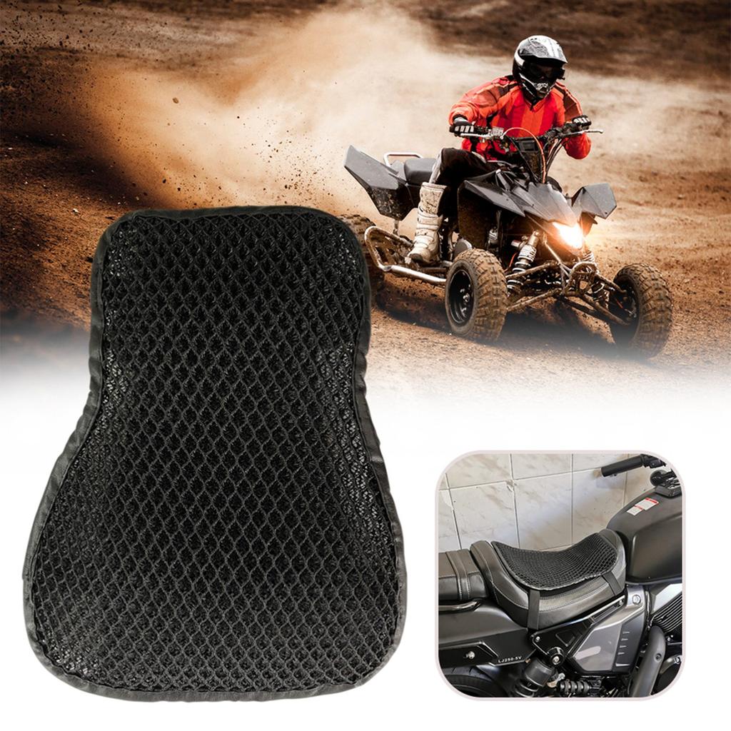 Motorcycle Cushion Sunscreen and Waterproof Motorbike Seat Mat Anti Slip Motorcycle Mesh Protective Seat Cover