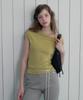 Teuwi Mete Twist Asymmetrical Off-Shoulder T-Shirt