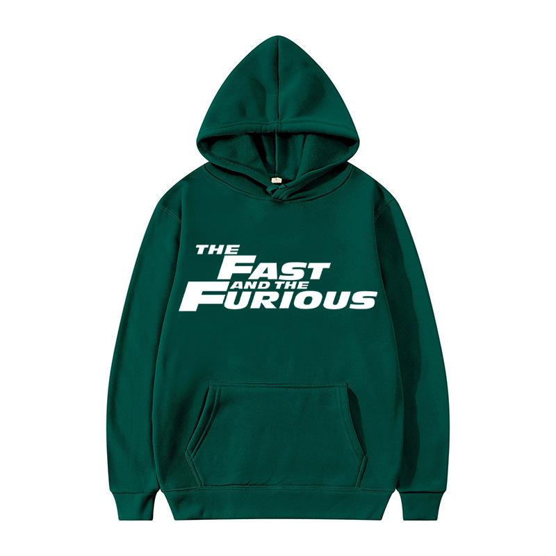 The Fast and The Furious Letter Graphic Women's Hoodie Sweatshirt Men Womnen Fashion Brand Design Pullover Women's Hoodies