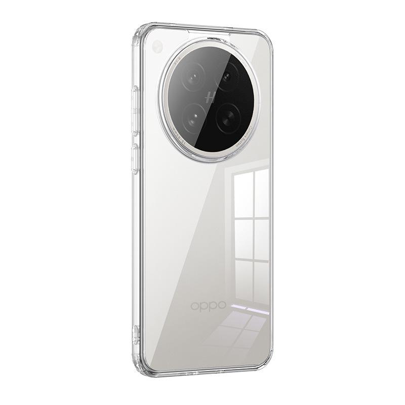 Wlons Transparent Airbag Magnetic Protective Case for Oppo Find X9 Ultra/X8s/X8 Pro