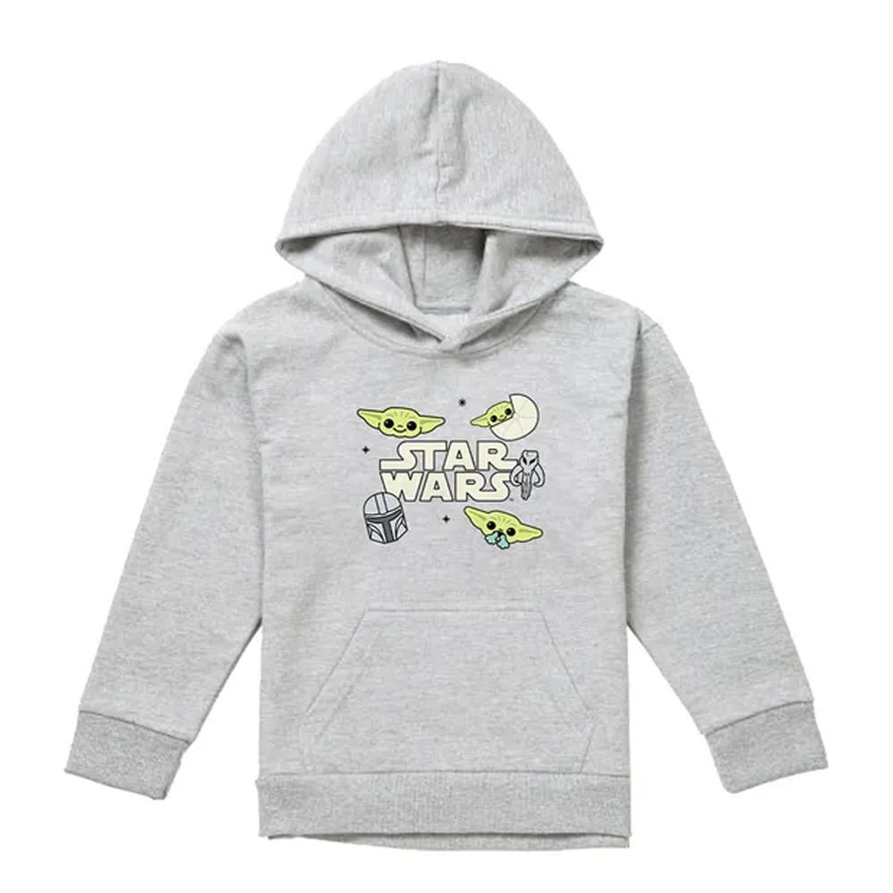 Star Wars The Mandalorian Childrens/Kids Grogu Badge Hoodie