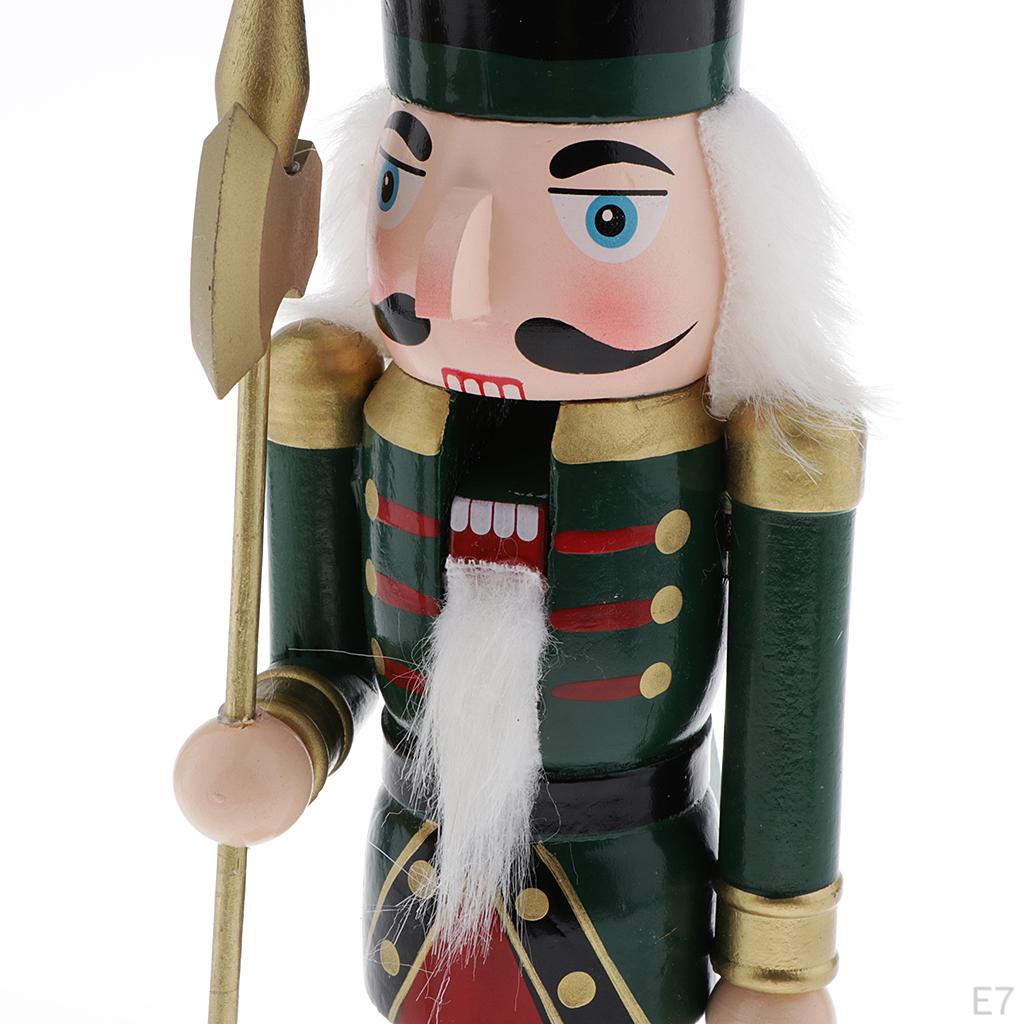 /Soldier Nutcracker Traditional in Uniform, Collectible Music Box Festive christmas