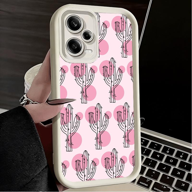 Phone Case for Xiaomi Redmi Note 15 14 13 Pro Plus Cactus Pattern Shell 12S 11 11S 11T 5G 14S Soft Silicone Funda