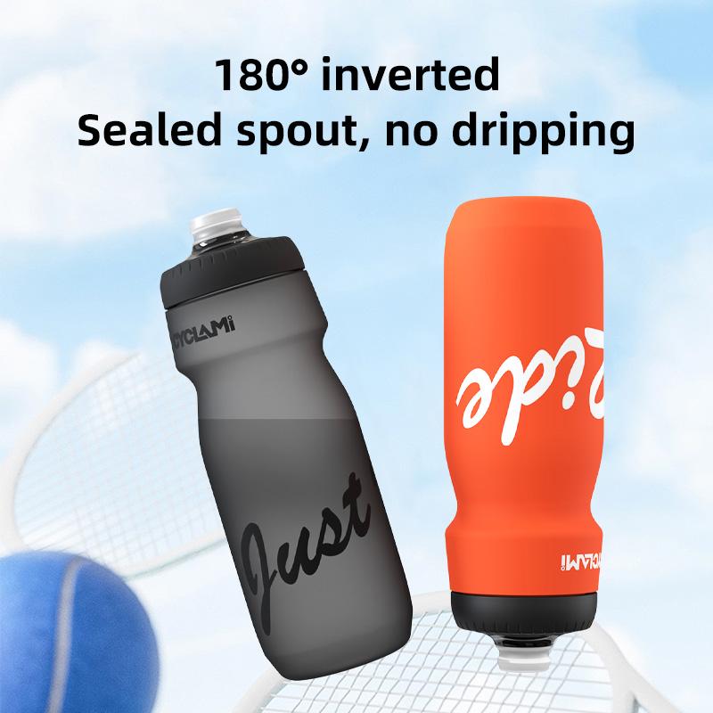 CYCLAMI Cycling Water Bottle 650ml Ultra Light Leak-proof Squeezable Camping Hiking Sports Bicycle Kettle Rapha 750ml Kettle 1