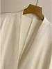 Endy Seven-Sleeve Versatile V-Neck Acetate Suit Jacket, Spring/Summer 2026: Stylish and Elegant Business Attire