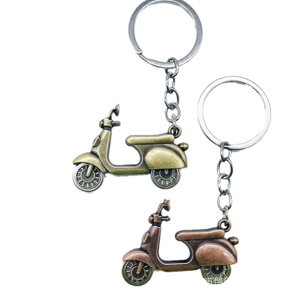 Motorrad 3D Roller Schlüsselanhänger Klassisches Elektrofahrzeug Anhänger Schlüsselanhänger Für Männer Frauen Machen DIY Schmuck Schlüsselring Geschenkbeutel Anhänger