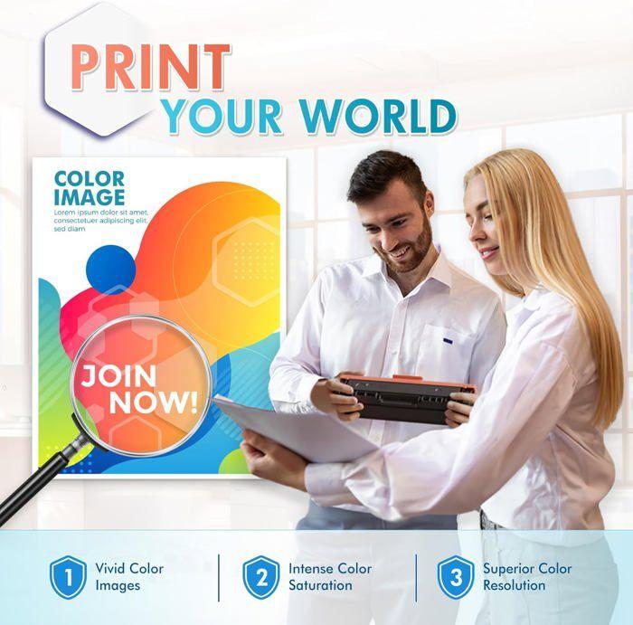 Compatible Toner - LAMPE DU PARFUMEUR - TN-243CMYK - Pack of 4 - Multi-colors - 3000 Pages Per Black