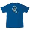 Santa Cruz SCREAMING HAND Skateboard T Shirt ROYAL BLUE