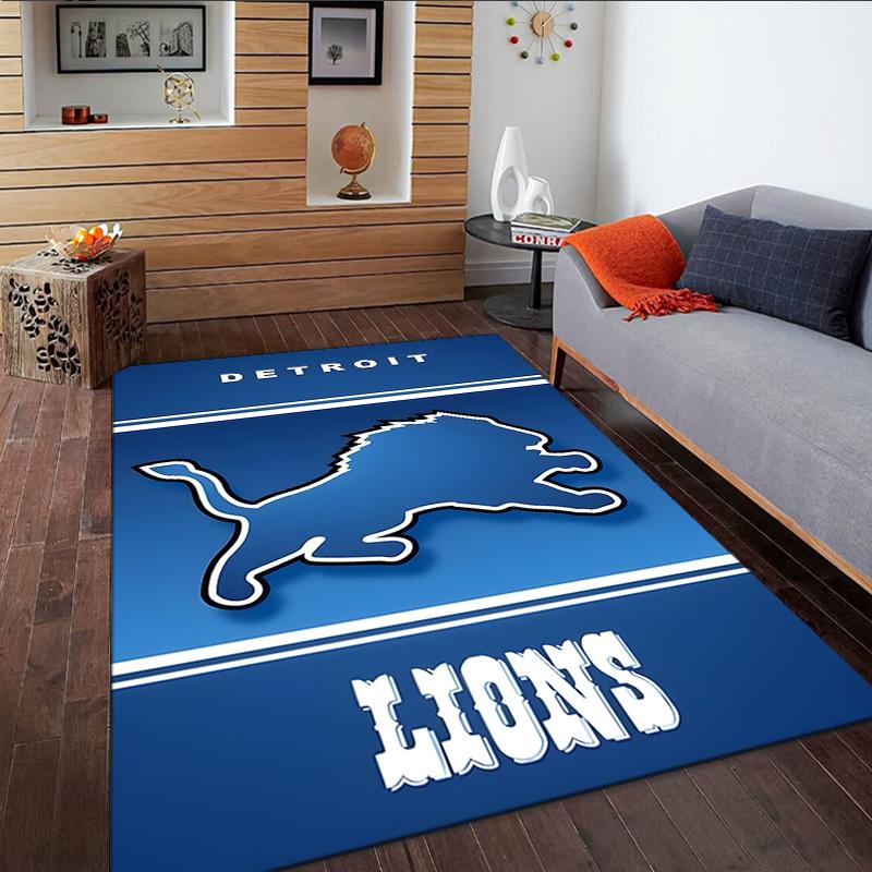 Detroit Team Spirit Carpet, Kitchen Rugs, Yoga Mat, Non-Slip Mats, Rug for Bathroom, Living Room bedroom, Camping Rugs Christmas Gift