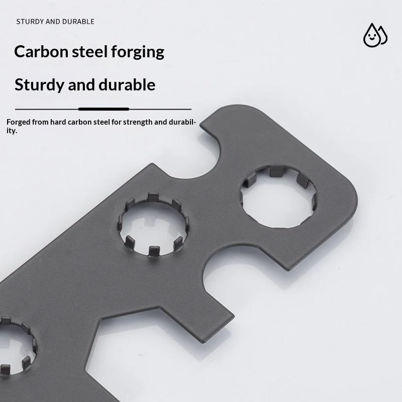 1Pcs Carbon Steel Wrench Faucet Aerator Key Removal Tool For Kitchen Sink And Bathroom Threaded Aerator Removal Key Wrench