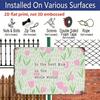 2D Flat 1pc To The Best Mum in The Whole World Happy Mother's Day Vintage Metal Aluminum Tin Sign Door Signs Exterior Home Cave Garage Bar Country