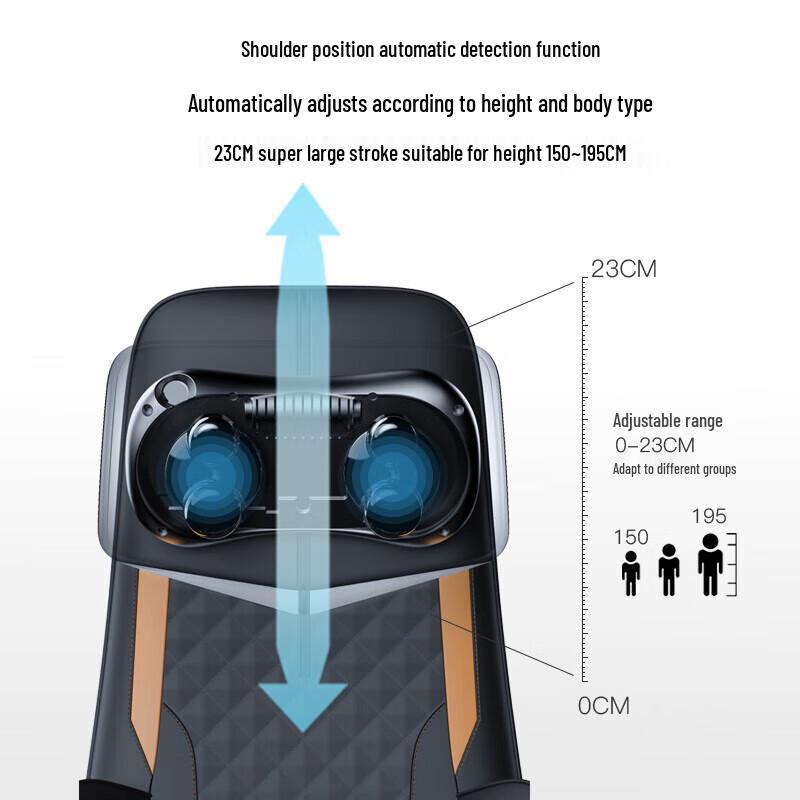 CLORIS S740 Shiatsu Massage Chair Pad