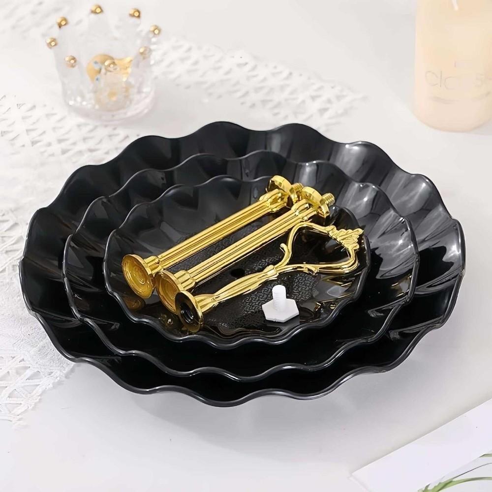 Three-layer Snack Plate Nordic Style Dessert Table Decoration New Cake Tray  for Hotel Living Room