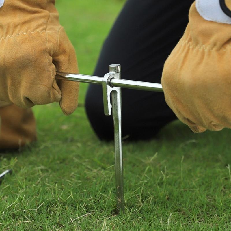 Outdoor Campings Stake Campings Anchors Peg Stainless Steels Tent Stake Replacement Yard Lawns Peg with Bag Enduring