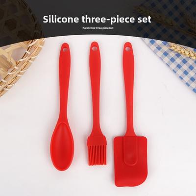 Cake Cream Batter Mixing Baking Spatula Three-Piece Set