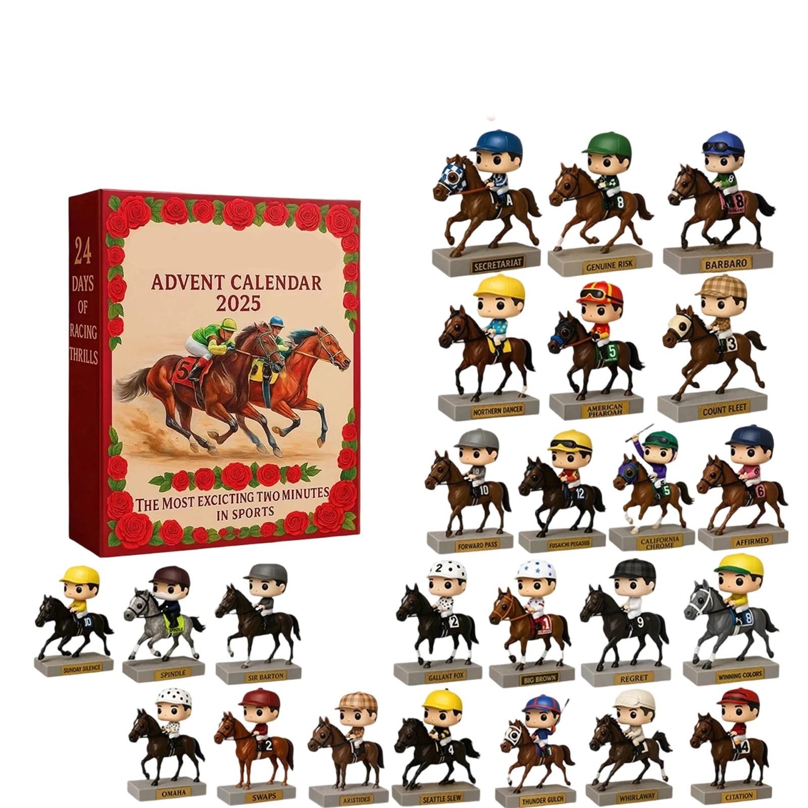 

2D Plane Box 24 Double-sided Printing Pendants Advent Calendar Christmas Tree Pendants One Size