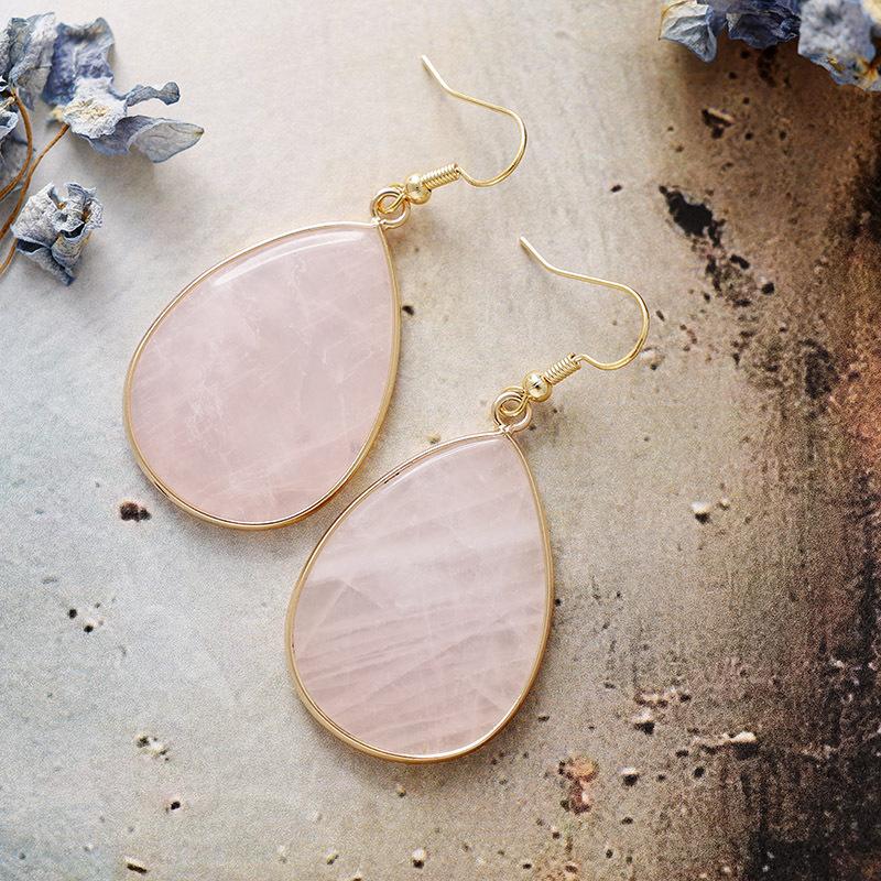 

Модні висячі сережки для жіночих прикрас рожевий