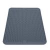 Dish Drying Mat Soft Flexible Rubber Heat Resistant Nonslip BPA Free Eco Friendly Wide Application Dish Drying Pad
